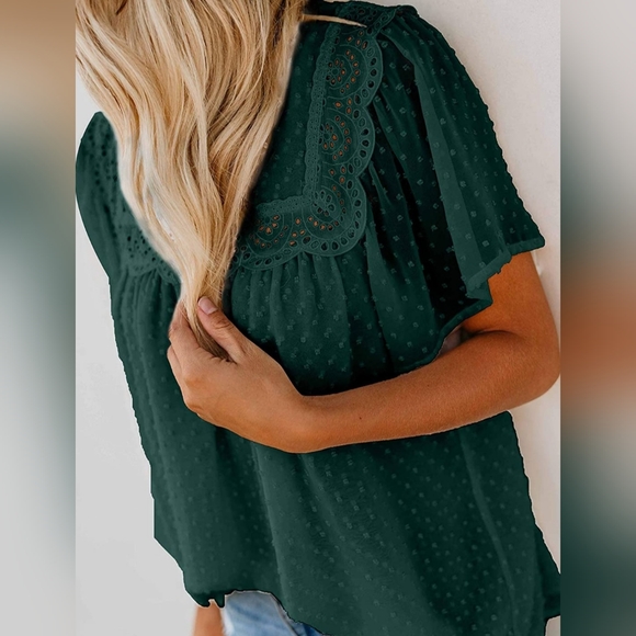 AlvaQ Chiffon Boho top - Picture 2 of 3